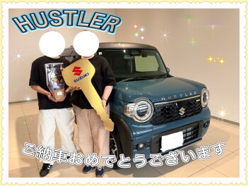 ハスラーをご納車させていただきました。
